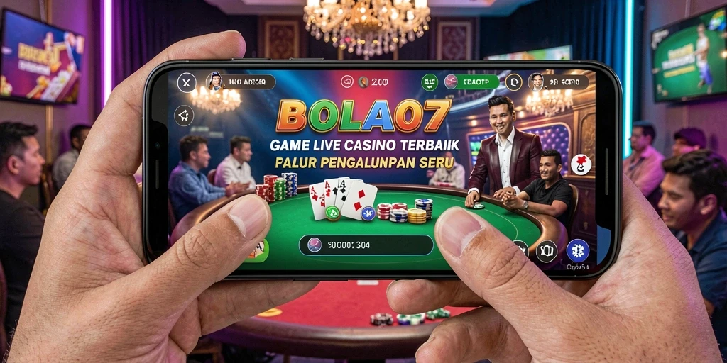 Tampilan gameplay menarik dari BOLA07 dengan dealer profesional.