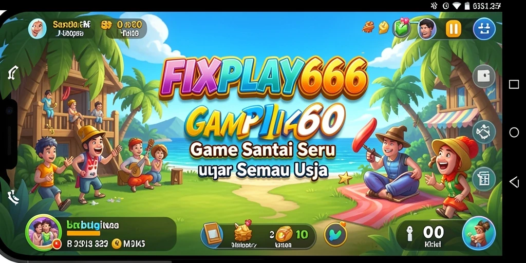 Screenshot gameplay FIXPLAY666: Serunya bermain dan bersaing dengan teman.