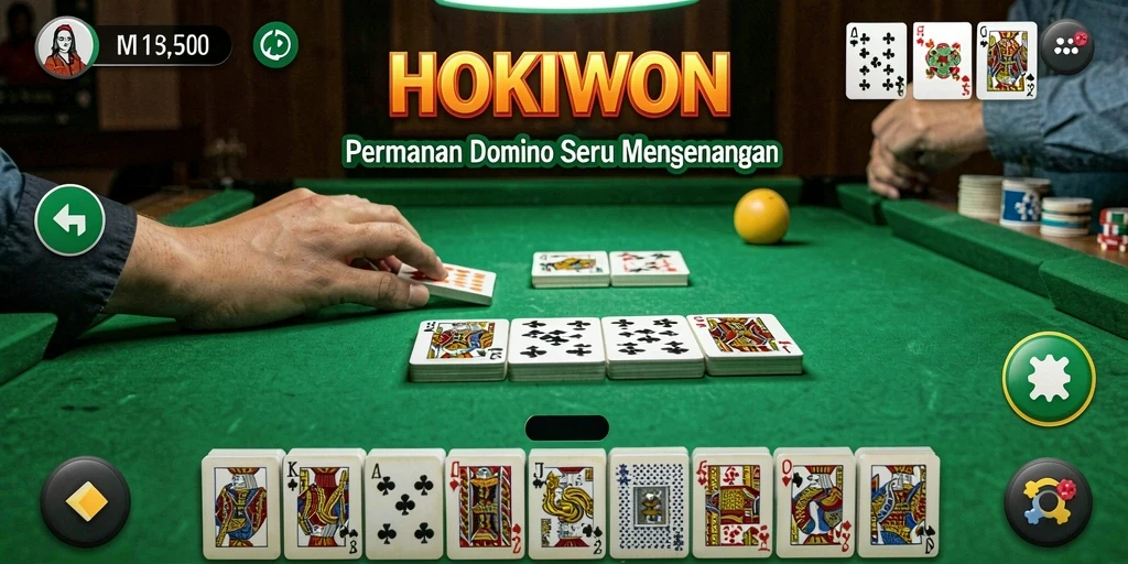 Tampilan seru dan interaktif dalam gameplay HOKIWON.