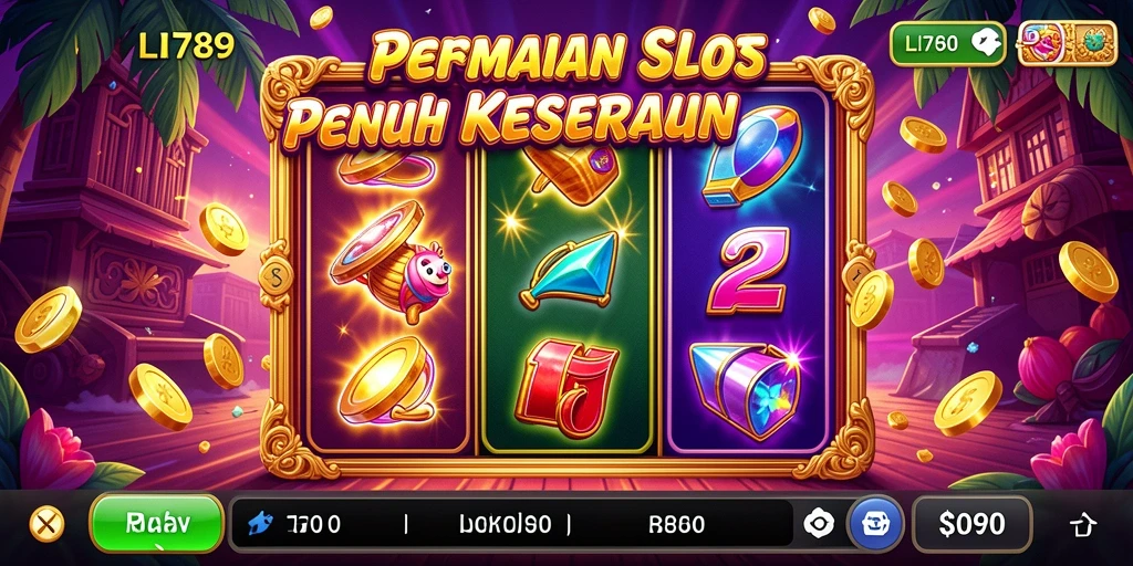 Tampilan gameplay hebat di LI789 dengan tema slot yang menarik.
