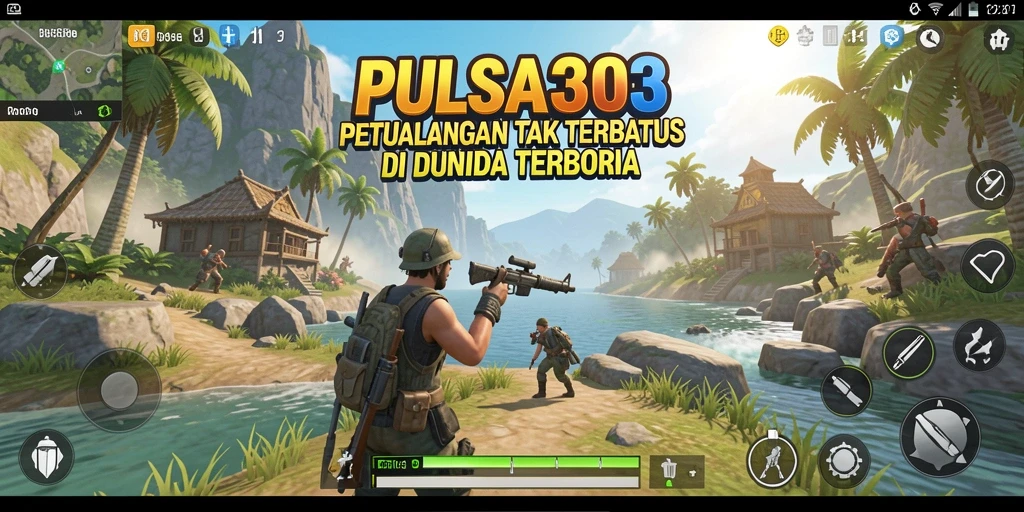 Tampilan gameplay PULSA303 yang menakjubkan dalam dunia Open World.