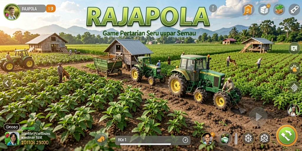 Tampilan gameplay RAJAPOLA yang mengasyikkan dan interaktif.